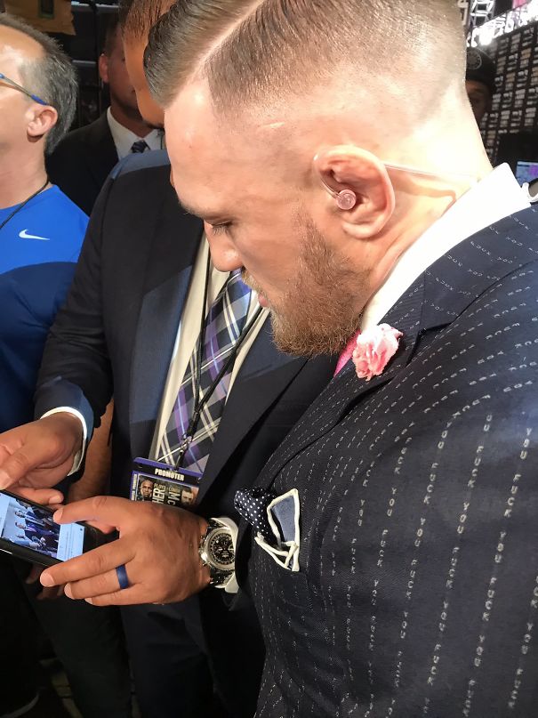Conor McGregor's Suit Of "F*ck You"