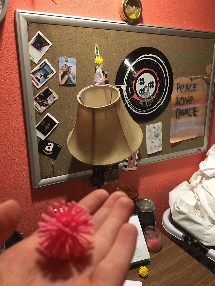 For April Fool's Day, I Hide 75 Of These Ball Things All Over My Sister's Room