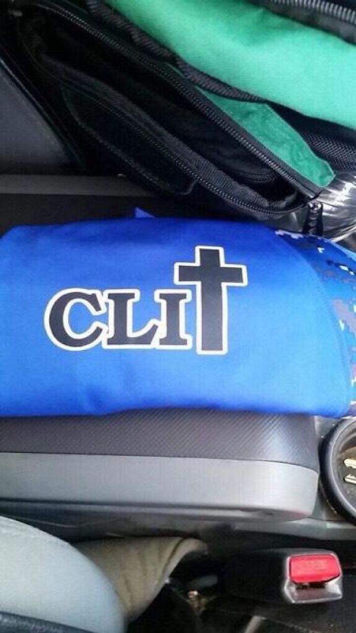 The Elders At My Brother-In-Law’s Church Got To Design The Church League Softball Shirts. The Thought “Cli” (Christian Life International) Alone Wouldn’t Signify A Church, So They Added The Cross. Magnificent