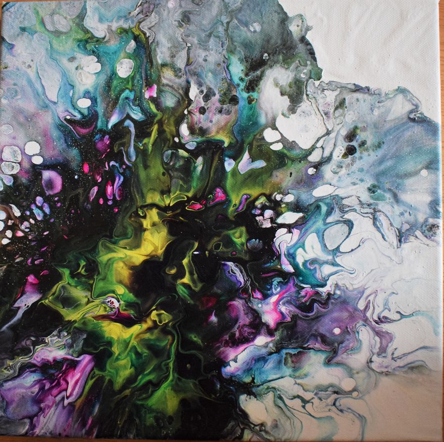 Acrylic Pouring – Unusual Paintings – Part 3