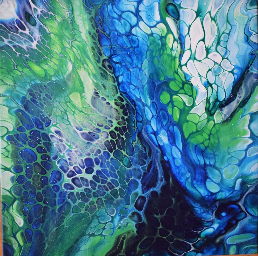 Acrylic Pouring – Unusual Paintings – Part 4