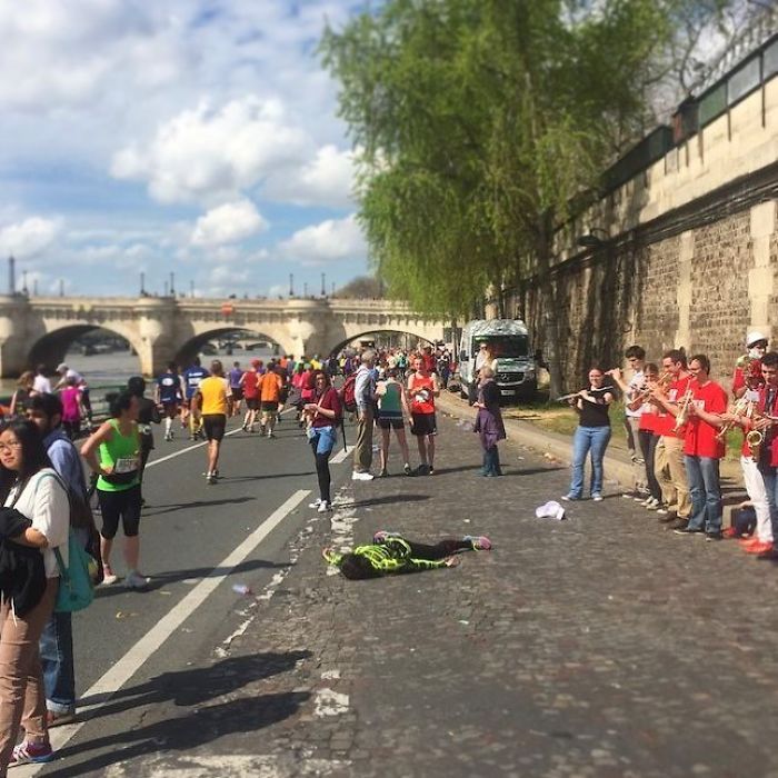 Stefdies At/During The Paris Marathon