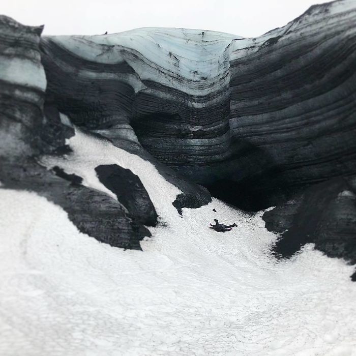 Stefdies At Kötlujökull Glacier