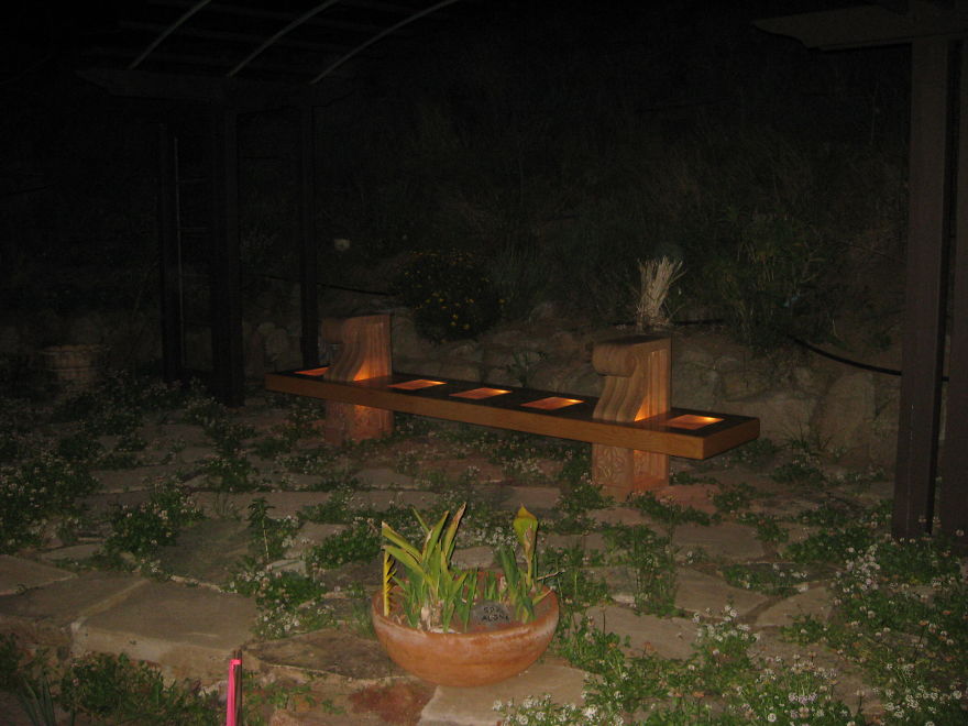 I Built A Meditation Bench In The Garden