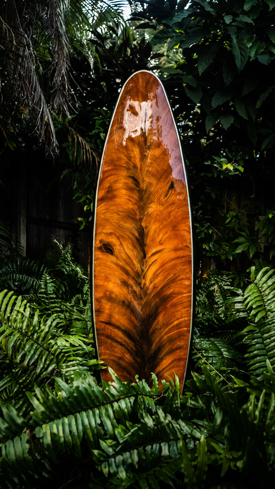 My Father And I Upcycle Old Surfboards To Make Them Look Like Wood