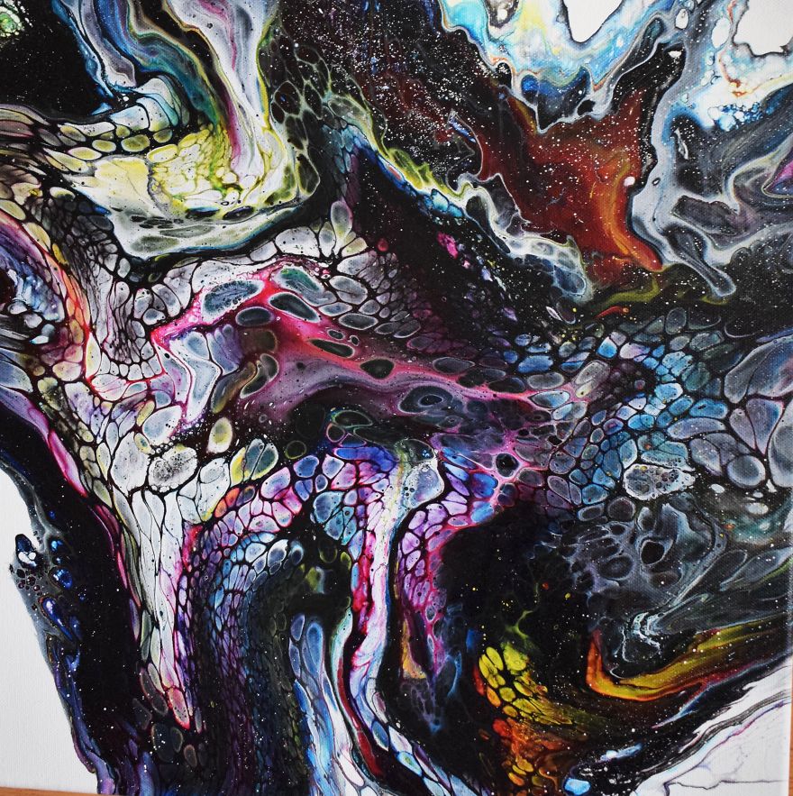 Acrylic Pouring – Unusual Paintings – Part 4