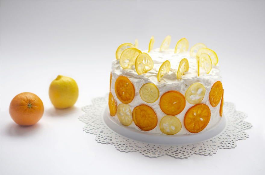 Spring Dreamsicle Cake