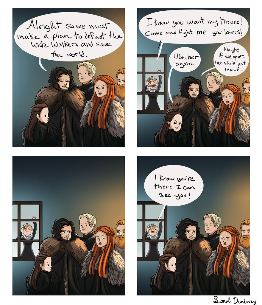 Comic Artist Shows What Happens Behind The Scenes Of Game Of Thrones