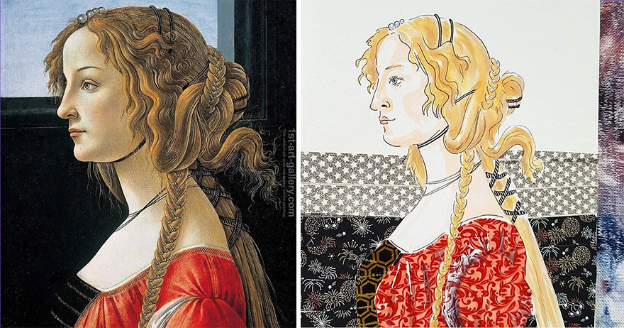 Portrait Of A Young Woman - Sandro Botticelli
