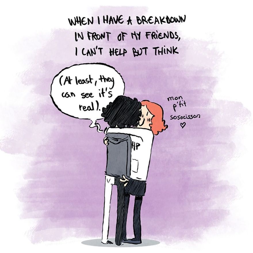 I Explain What My Depression And Anxiety Feels Like Through These Comics (New Pics)