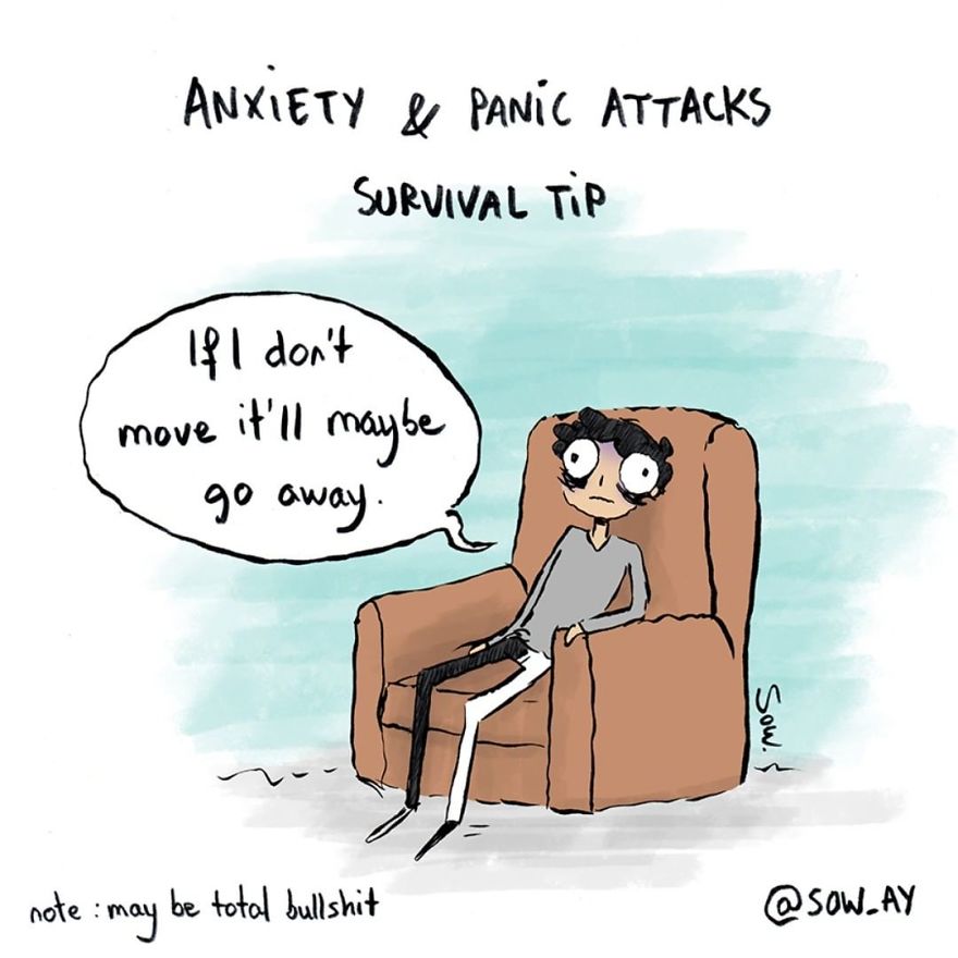 I Explain What My Depression And Anxiety Feels Like Through These Comics (New Pics)