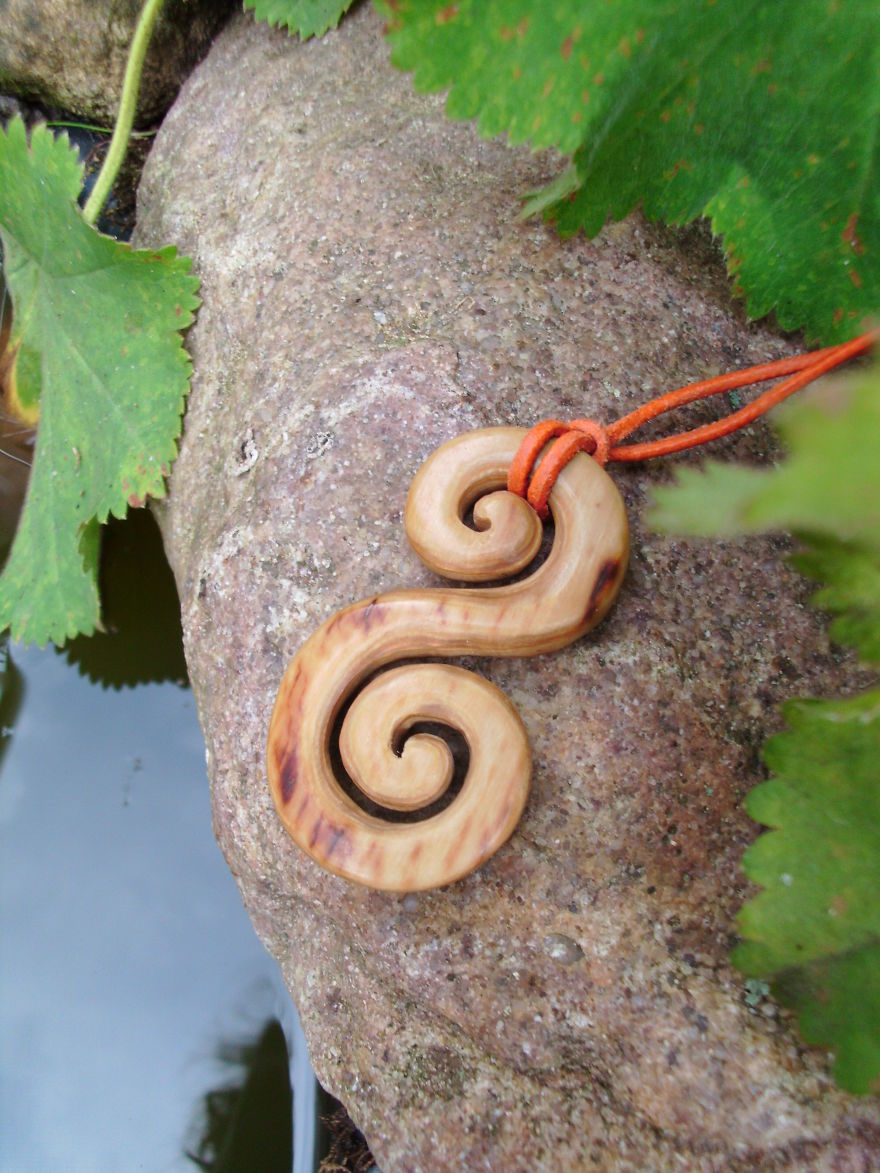 Double Spiral Made Of Mammoth Ivory