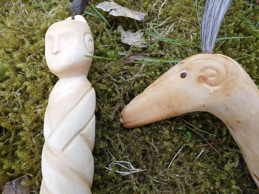I Carve Wooden Figures And Ritual Objects
