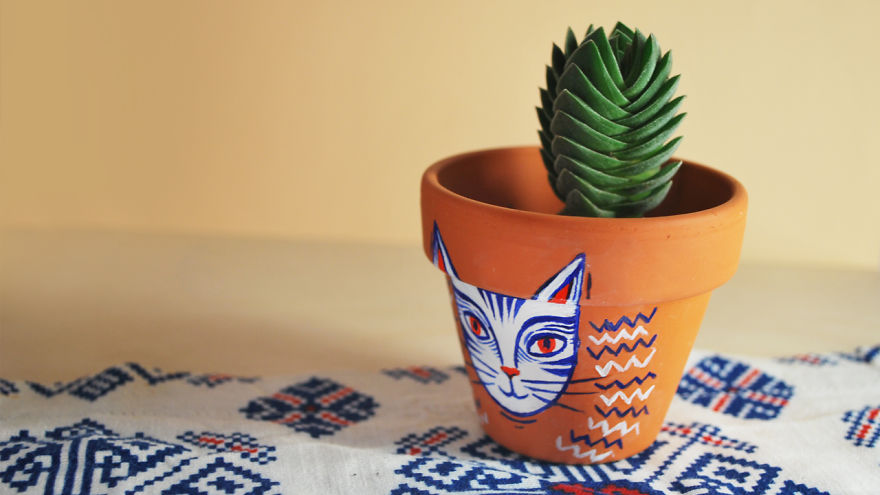 I Create Things For Cat & Plant Lovers And It Started With A Giant Pot