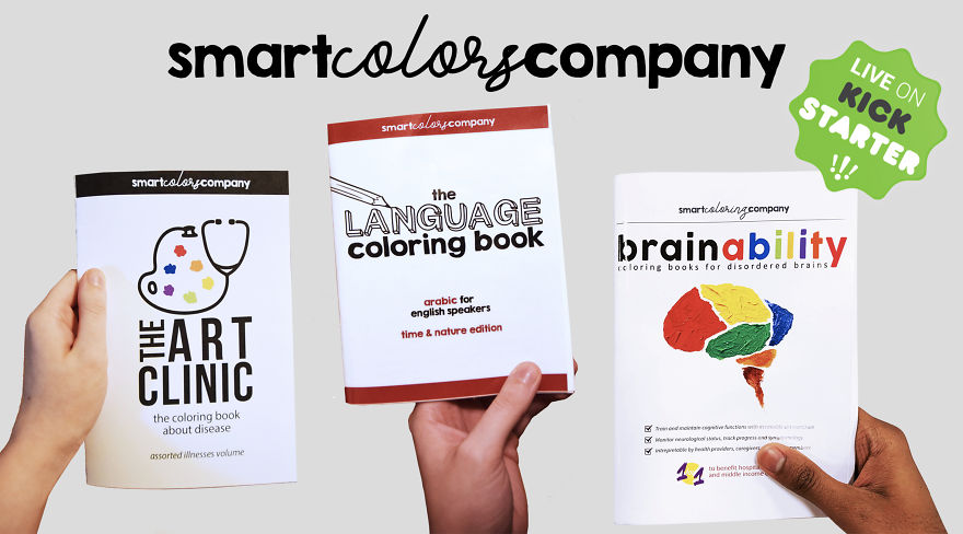 I Made These Coloring Books To Help You Learn A New Language, Train Your Brain, Understand Illness, And More.