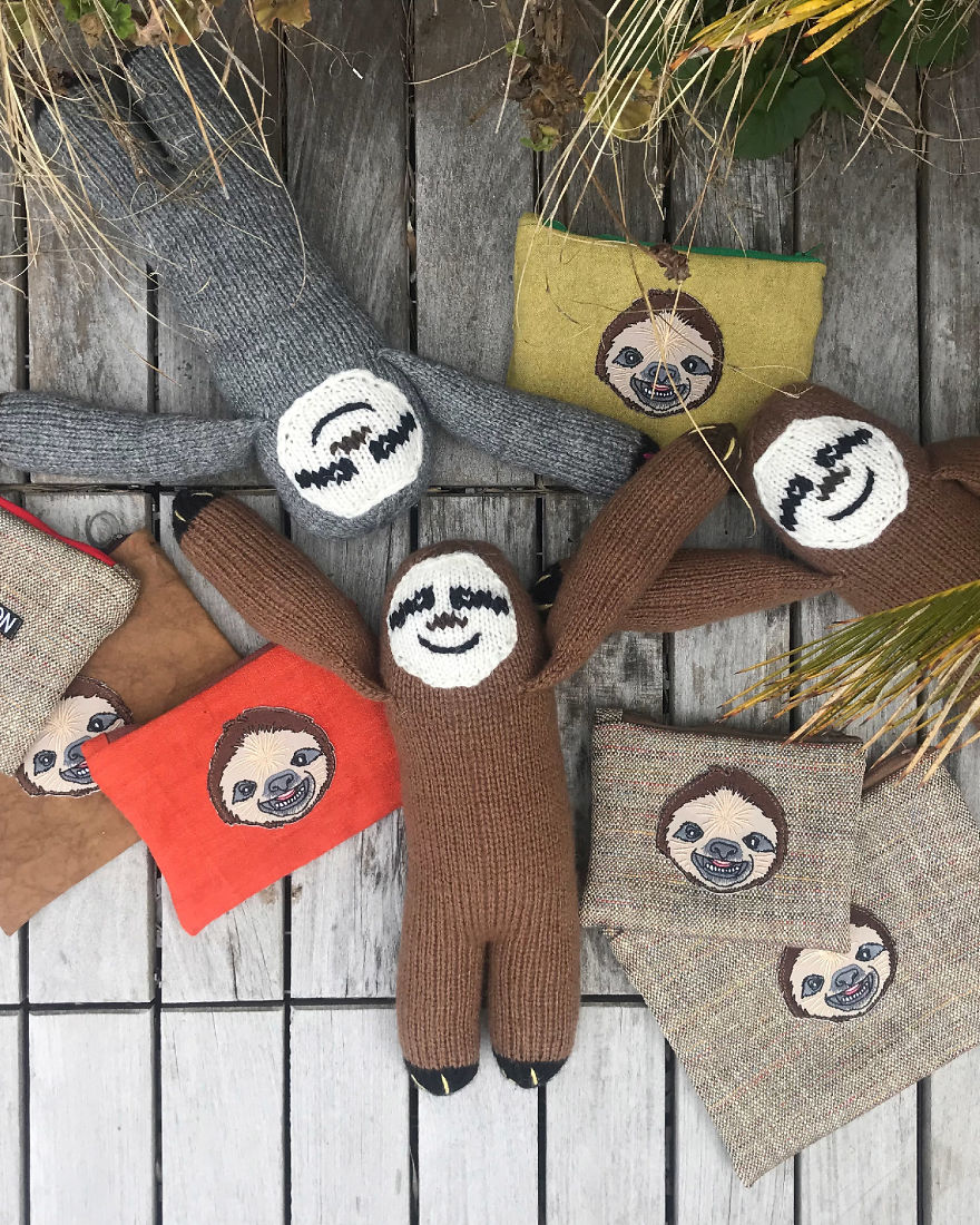 I Make Sloth Accessories By Hand Every Day