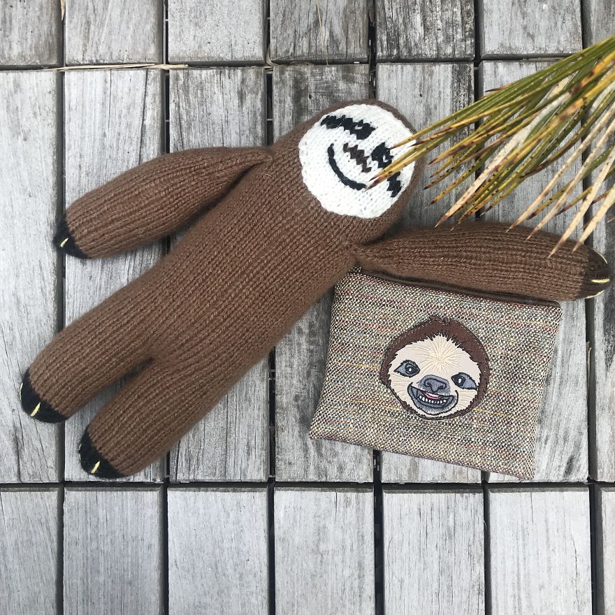 I Make Sloth Accessories By Hand Every Day