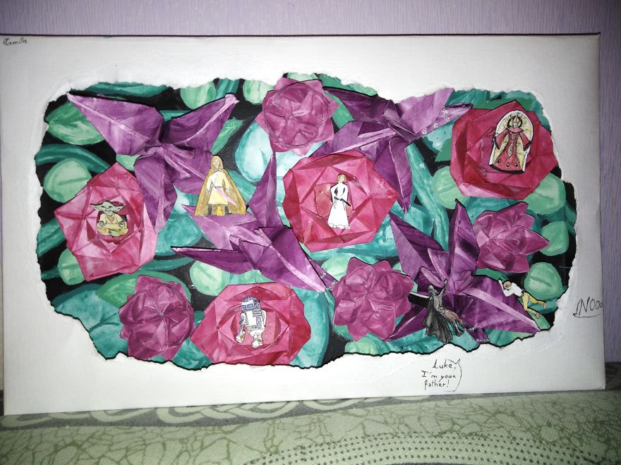 Painted Paper Boxes