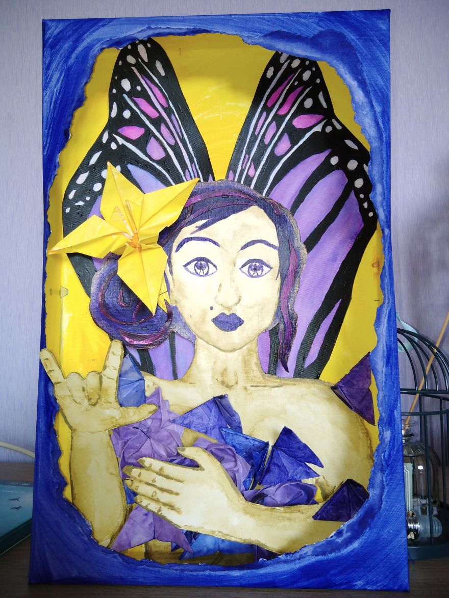 Painted Paper Boxes