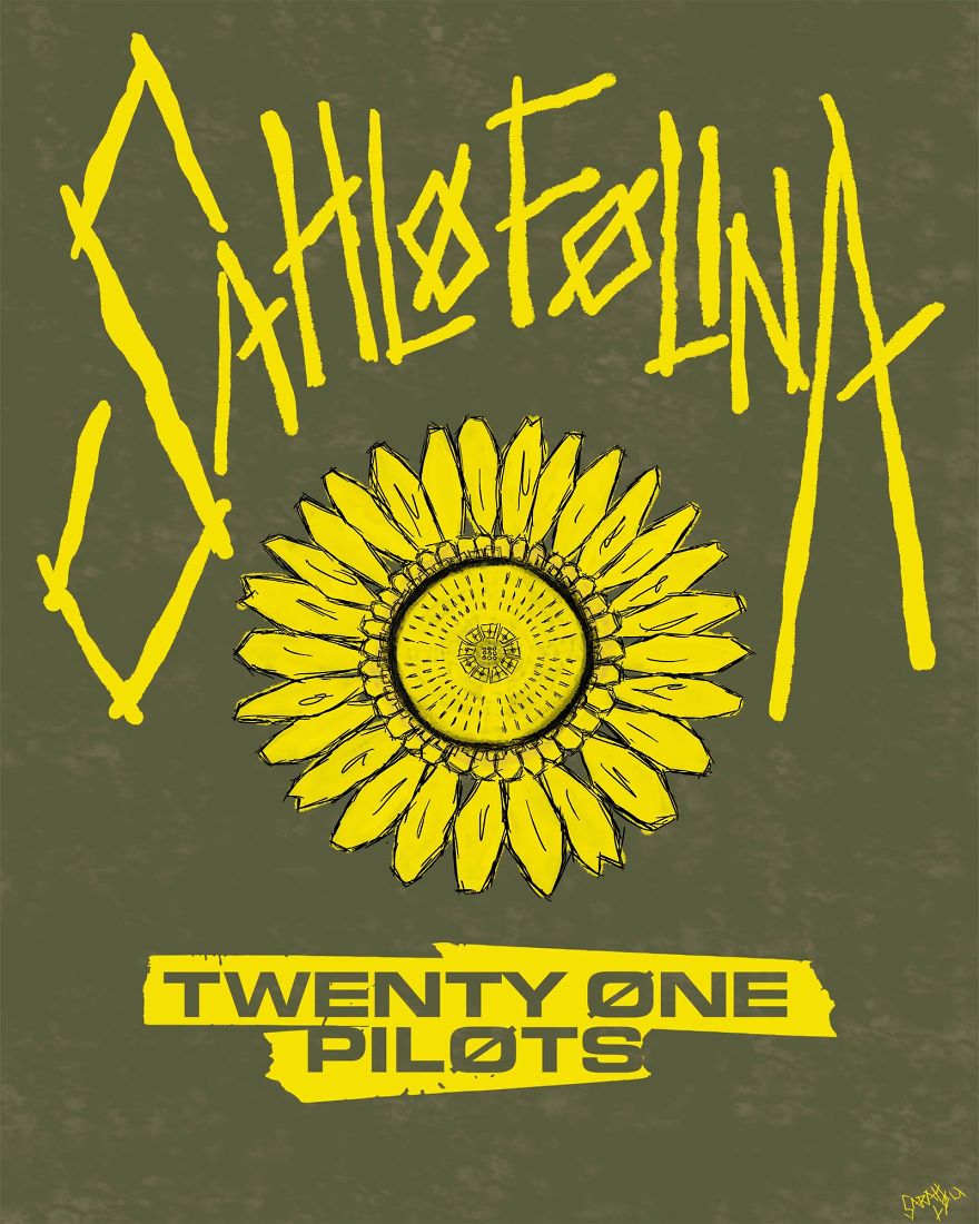 My Designs For The Twenty One Pilots Poster Contest