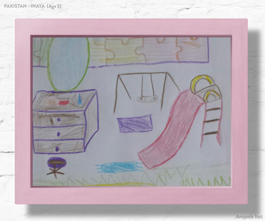 7 Kids Were Asked To Draw Bedrooms Of Their Dreams, And Here's What They'd Look Like In Real Life