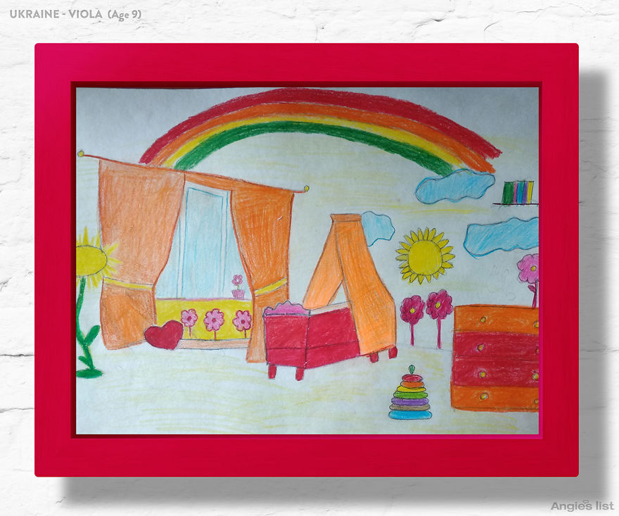 7 Kids Were Asked To Draw Bedrooms Of Their Dreams, And Here's What They'd Look Like In Real Life