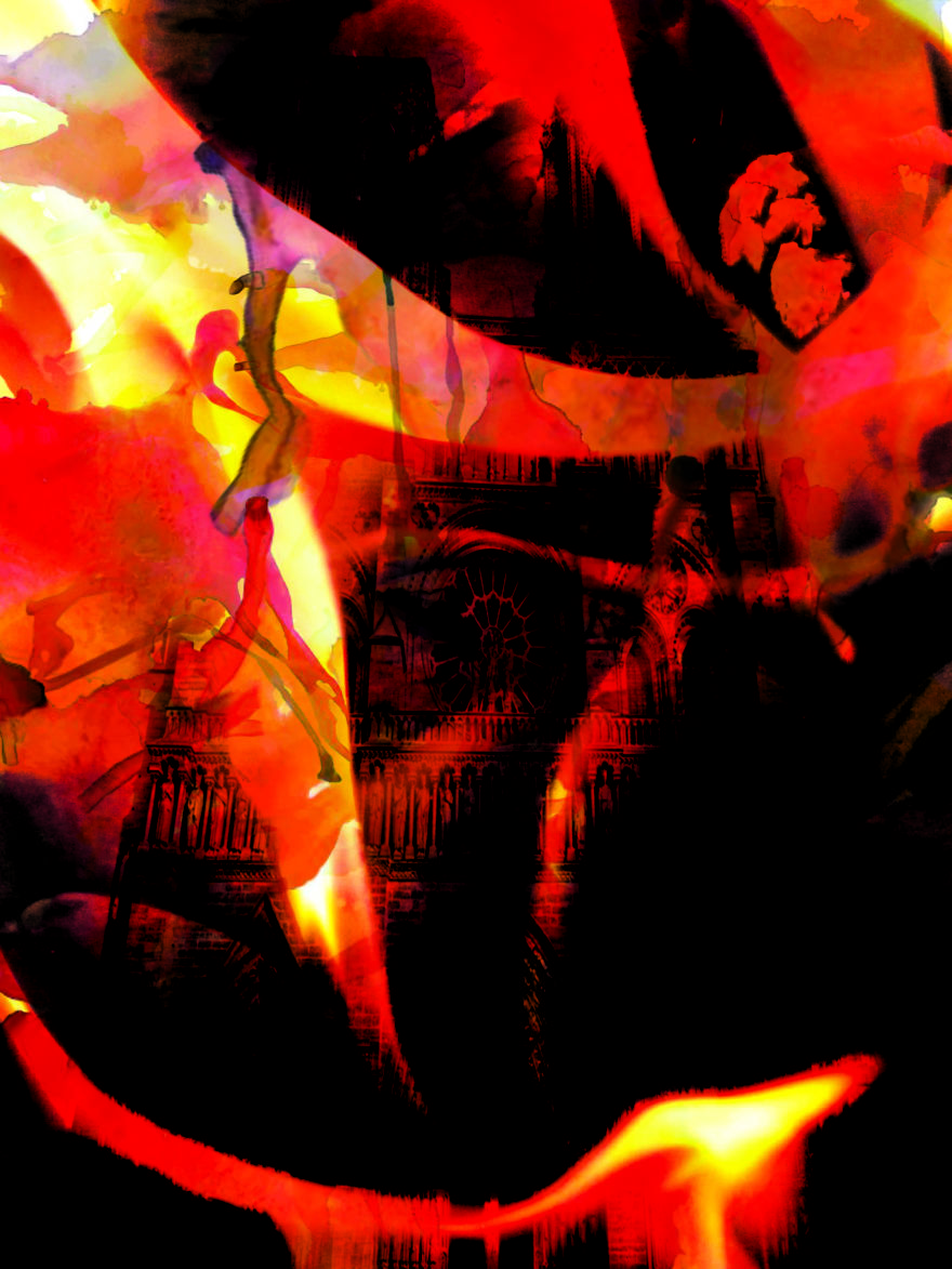 Notre Dame De Paris On Fire. I Heart Notre Dame