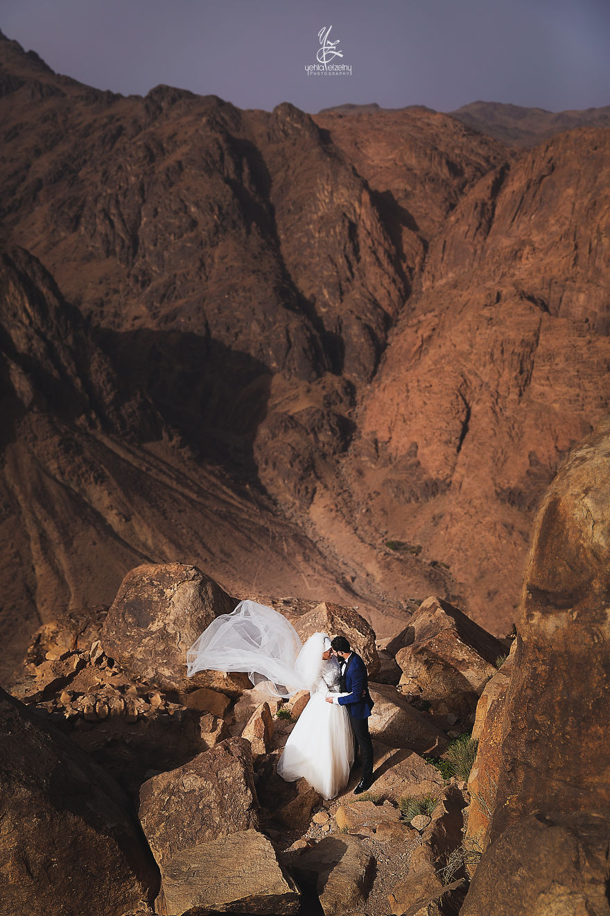 Hiked A 2200 M Mountain For The Wedding Photo Session Of My Friends