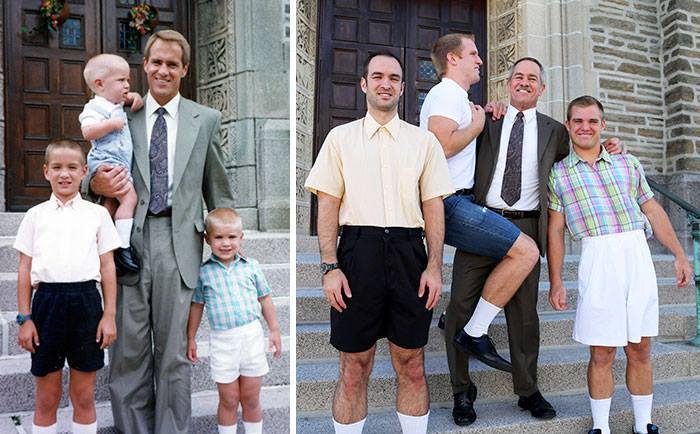Siblings Who Hilariously Recreated Their Childhood Photos