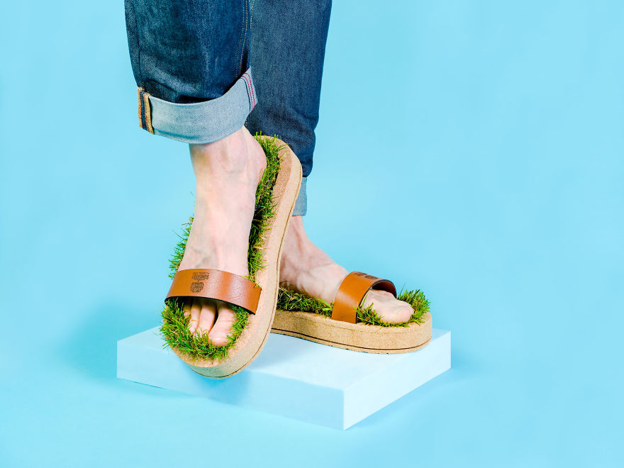 Finally You Can Grow-Your-Own Grass Sandals