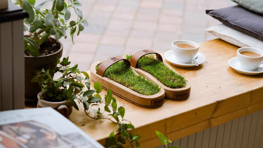Finally You Can Grow-Your-Own Grass Sandals