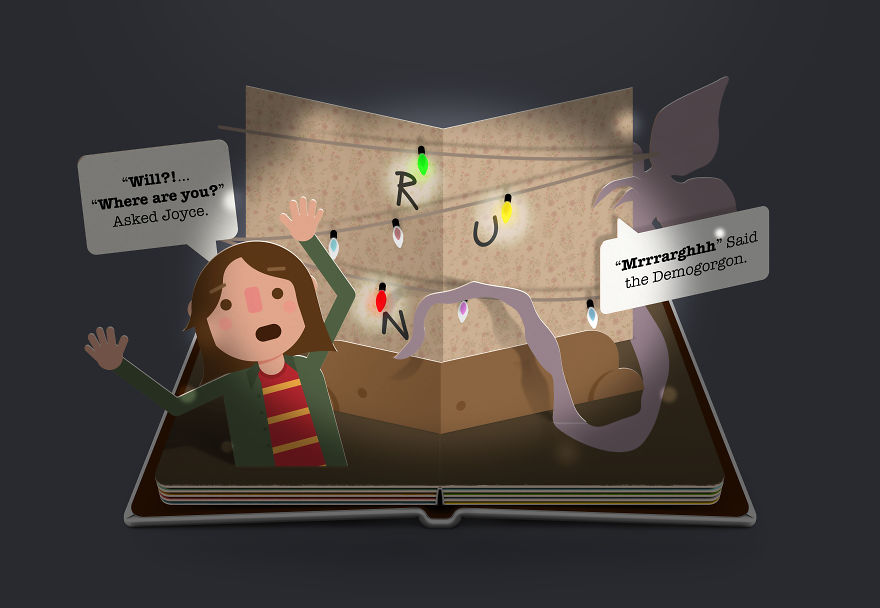 If Scary Scenes From TV And Film Were Re-Imagined As Children's Pop-Up Books