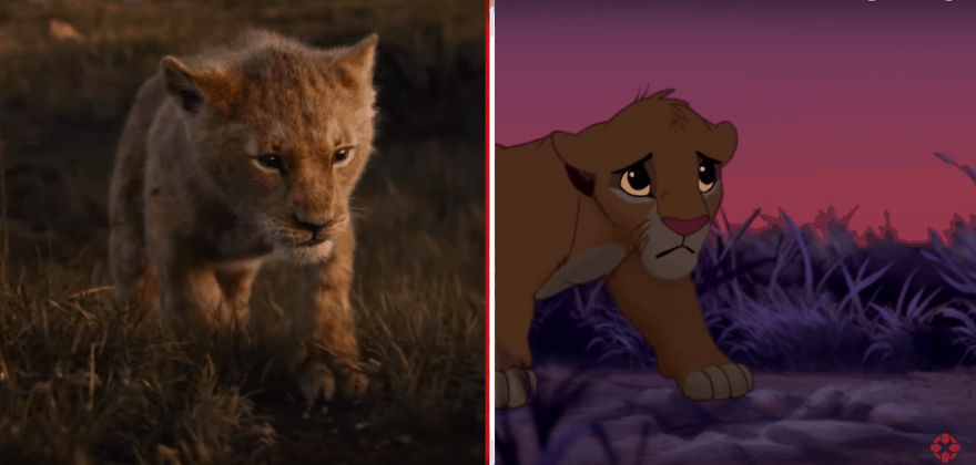 The Internet Has A Frame-By-Frame Comparison Of The New Lion King Trailer With The Original Drawing