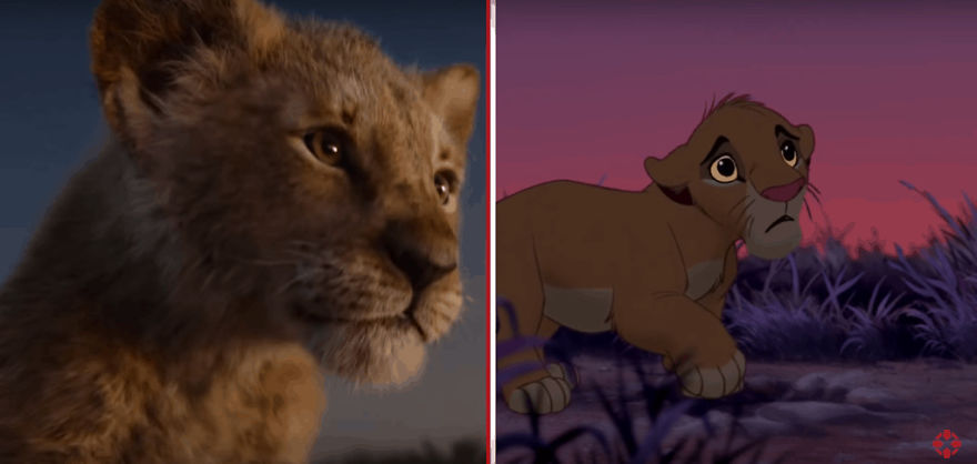 The Internet Has A Frame-By-Frame Comparison Of The New Lion King Trailer With The Original Drawing