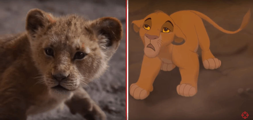 The Internet Has A Frame-By-Frame Comparison Of The New Lion King Trailer With The Original Drawing