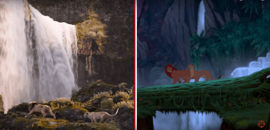 The Internet Has A Frame-By-Frame Comparison Of The New Lion King Trailer With The Original Drawing