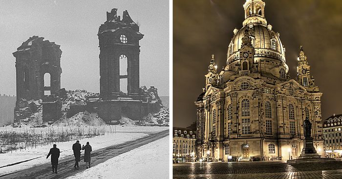 As Paris Cleans Up After The Notre Dame Fire, Here’s How Dresden Rebuilt Its Church Which The Allies Bombed In WW2