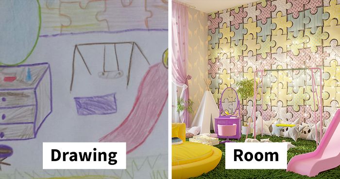 7 Kids Were Asked To Draw Bedrooms Of Their Dreams, And ...
