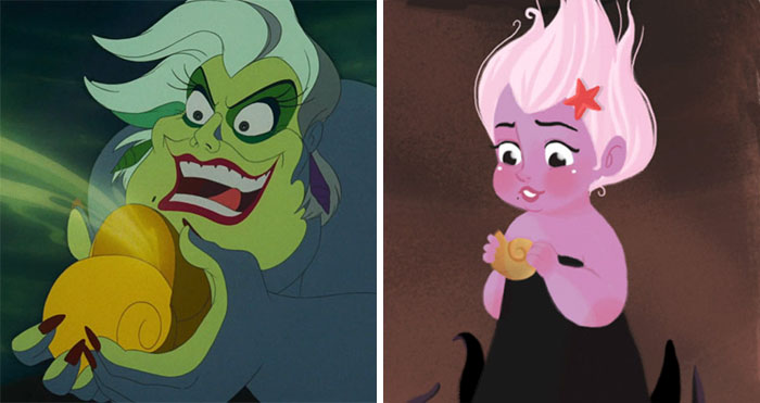 Artist Imagines Disney Villains As Kids And You Can Already Tell They’re Up To No Good