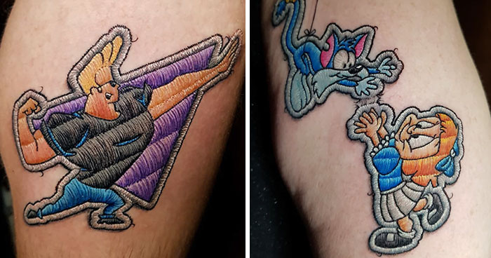 30 Embroidery Tattoos That Brought This Brazilian Tattoo Artist Fame