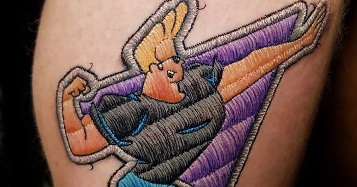 30 Embroidery Tattoos That Brought This Brazilian Tattoo Artist Fame |  Bored Panda