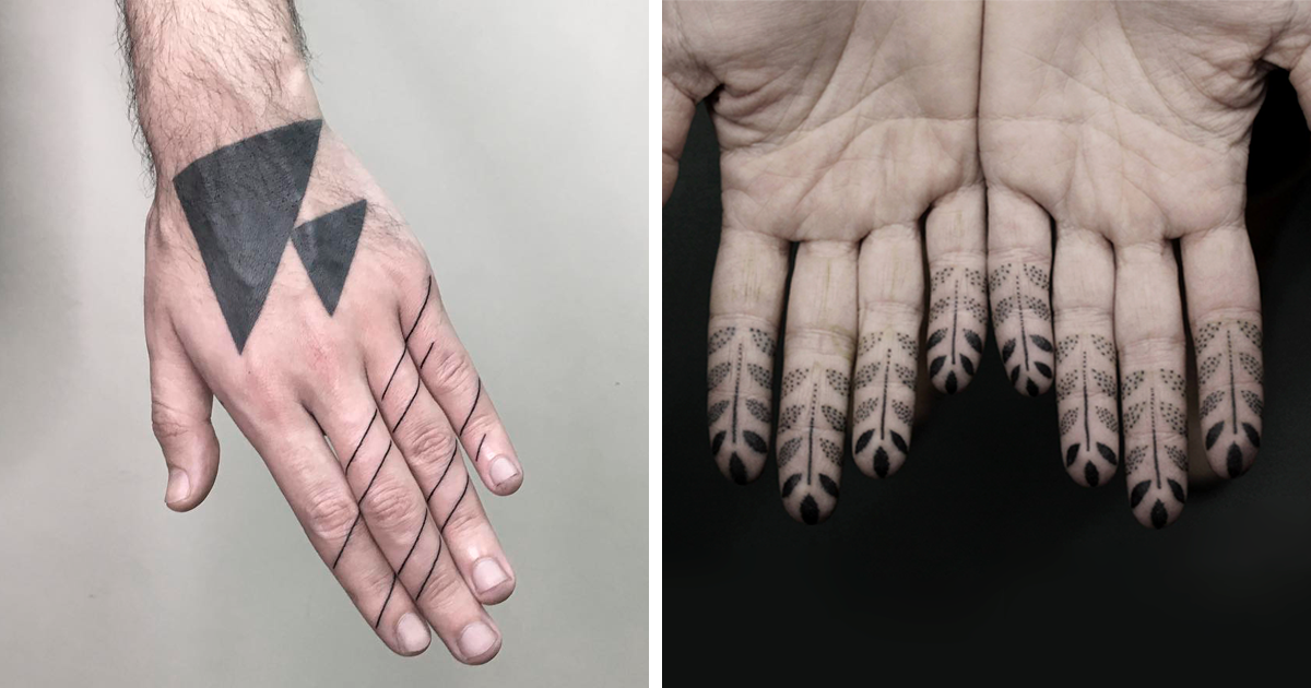 Finger Tattoos Are The Newest Trend, And We've Collected Some Amazing Ideas For You To Check