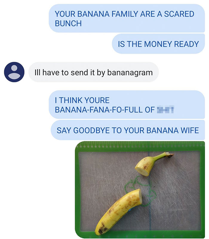 This Guy Takes A Knock-Knock Joke To The Next Level By Kidnapping Friend's Banana Family