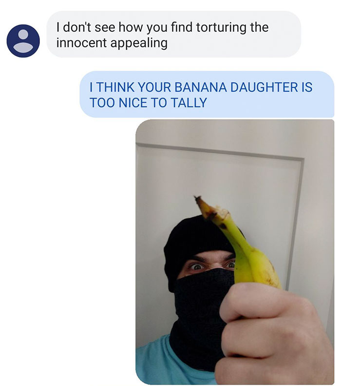 This Guy Takes A Knock-Knock Joke To The Next Level By Kidnapping Friend's Banana Family