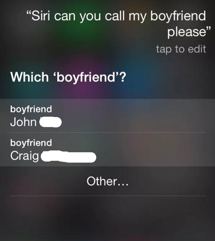 GF Decided To Show Me This "Awesome Thing Siri Can Do!"