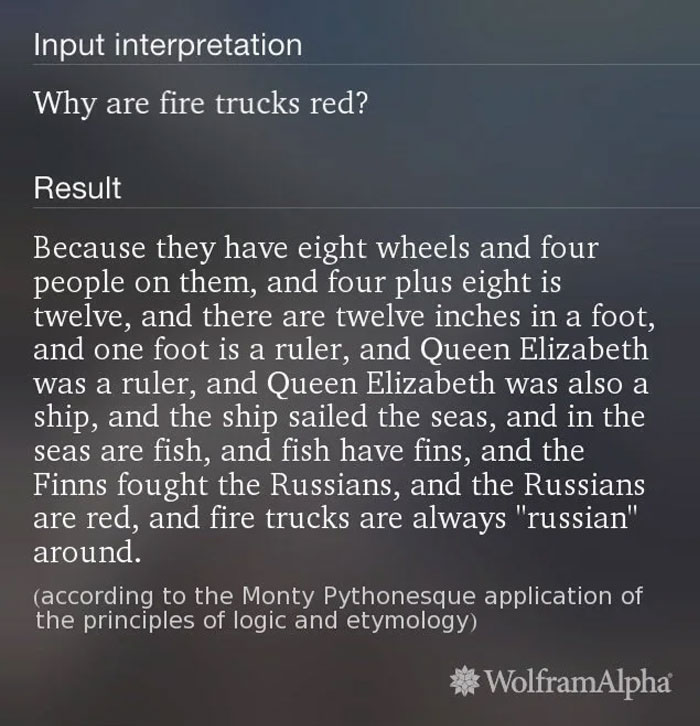 I Asked Siri Why Fire Trucks Are Red, I Had No Idea!