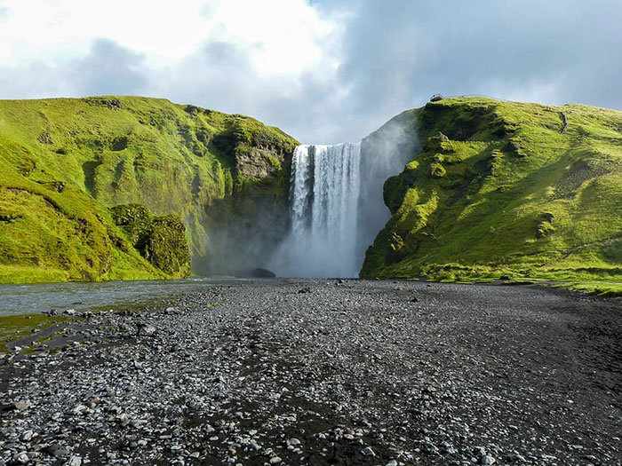 The Skogafoss Waterfall Was Shown In The First Episode Of Season 8