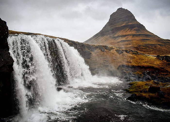 The Mantle Of The Most Photographed Mountain In Iceland Is Worn By Mt. Kirkjufell On The Snæfellsnes Peninsula In West Iceland