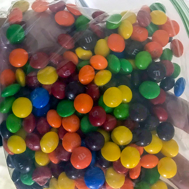 My Wife Thinks It Is OK To Mix M&M's With Skittles