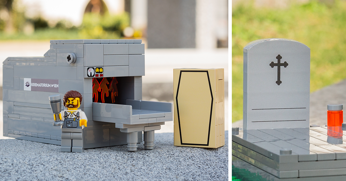 Lego Funeral Set Exists To Help Children Learn About Death Bored Panda